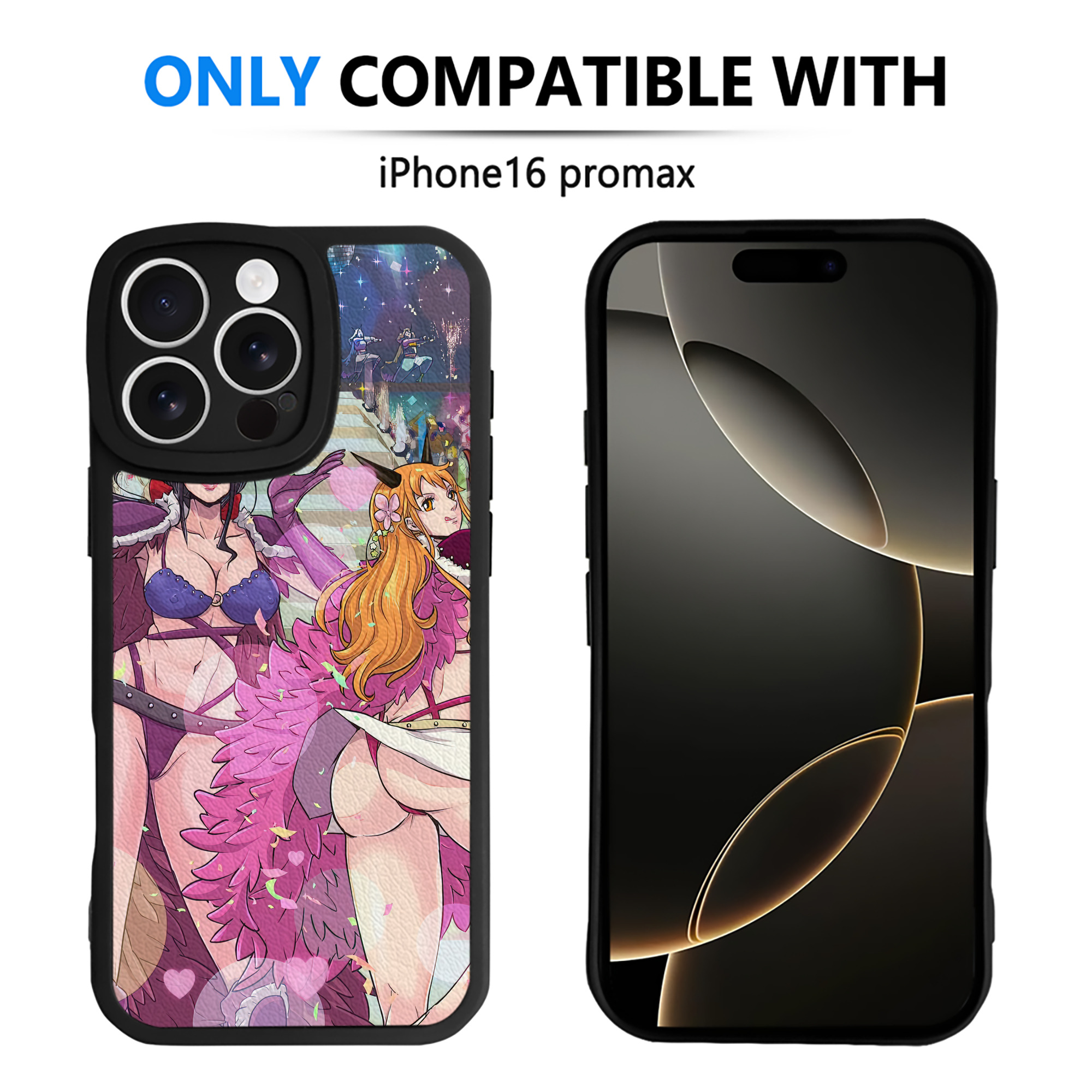 （画像用） ワンピース ONE PIECE 【iPhone 16シリーズ対応】シリコンスマホケース（レザー調） 材質：シリコン